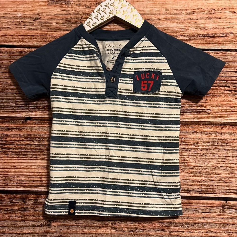 Lucky Brand Striped T Shirt
